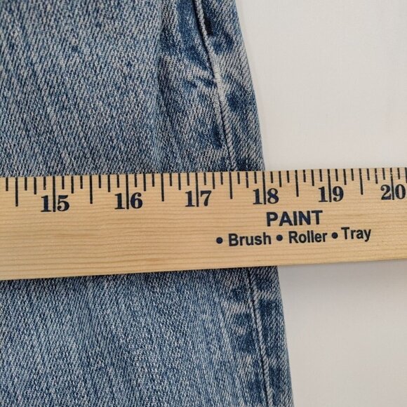 Quiksilver Regular Fit 100% Cotton High-Rise Straight Leg Denim Jeans 31 Women - Picture 13 of 15